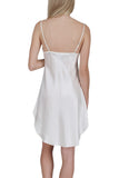 Women's 100% Silk Slip with Shirttail -OSCAR ROSSA