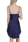 Women's 100% Silk Slip with Shirttail -OSCAR ROSSA