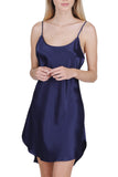 Women's 100% Silk Slip with Shirttail -OSCAR ROSSA