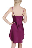 Women's 100% Silk Slip with Shirttail -OSCAR ROSSA