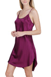 Women's 100% Silk Slip with Shirttail -OSCAR ROSSA