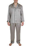 Men's Silk Sleepwear 100% Silk Pajamas Set - OSCAR ROSSA