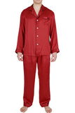 Men's Silk Sleepwear 100% Silk Pajamas Set - OSCAR ROSSA