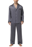 Men's Silk Sleepwear 100% Silk Pajamas Set - OSCAR ROSSA