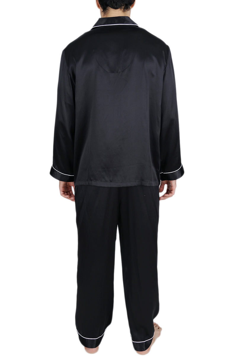 Men's Silk Sleepwear 100% Silk Pajamas Set - OSCAR ROSSA