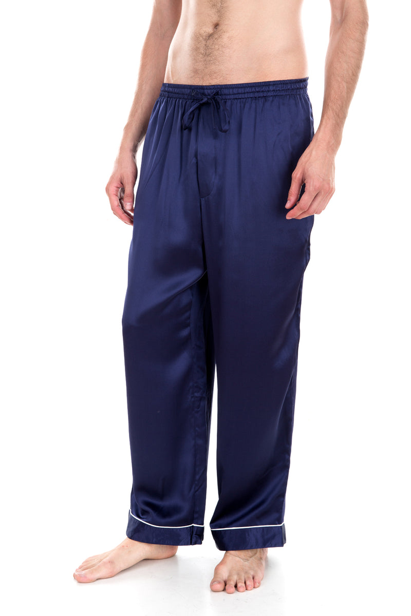 Oscar Rossa Men's Silk Sleepwear 100% Silk Pajama Pants - OSCAR ROSSA