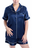 Women's 100% Silk Short Pajamas Set - OSCAR ROSSA
