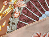 Oscar Rossa 100% Silk Scarf with Hand-Rolled Edges, approximate 34"x34" to 35"x35" Large Square Printed Mulberry Silk Twill Scarf - OSCAR ROSSA