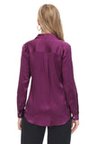 Women's Silk Blouse 100% Silk Long Sleeves Shirt,