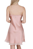 Women's 100% Silk Chemise with Sexy Front Slit - OSCAR ROSSA