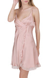 Women's 100% Silk Chemise with Sexy Front Slit - OSCAR ROSSA