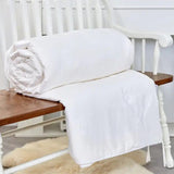 OSCAR ROSSA Mulberry Silk Comforter Silk Duvet White Soft Silk Quilt, Ivory