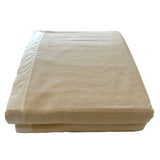 OSCAR ROSSA Mulberry Silk Bed Blanket with Silk Charmeuse Border - OSCAR ROSSA