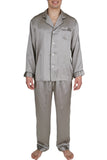 Men's Silk Sleepwear 100% Silk Pajamas Set -OSCAR ROSSA