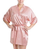 Women's Silk Sleepwear 100% Silk Short Robe