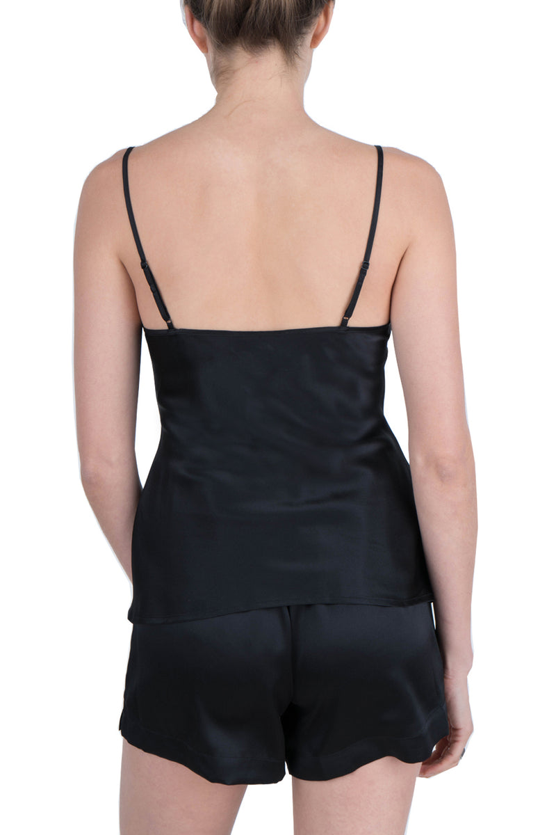 Women's 100% Silk Camisole and Short Set -OSCAR ROSSA