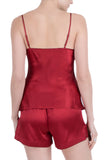 Women's 100% Silk Camisole and Short Set -OSCAR ROSSA