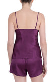 Women's 100% Silk Camisole and Short Set