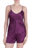 Women's 100% Silk Camisole and Short Set