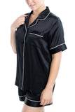 Women's 100% Silk Short Pajamas Set - OSCAR ROSSA
