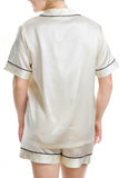 Women's 100% Silk Short Pajamas Set - OSCAR ROSSA