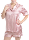 Women's 100% Silk Short Pajamas Set