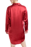 Women's Silk Sleepwear 100% Silk Sleepshirt -OSCAR ROSSA