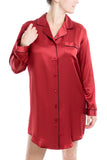 Women's Silk Sleepwear 100% Silk Sleepshirt