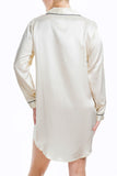 Women's Silk Sleepwear 100% Silk Sleepshirt -OSCAR ROSSA