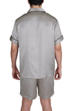 Men's 100% Silk Short Pajamas Set -OSCAR ROSSA