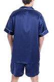 Men's 100% Silk Short Pajamas Set -OSCAR ROSSA