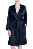 Women's Silk Sleepwear 100% Silk Robe -OSCAR ROSSA