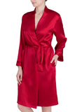 Women's Silk Sleepwear 100% Silk Robe -OSCAR ROSSA