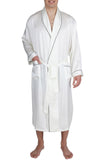 Men's Silk Sleepwear 100% Silk Long Robe