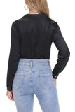Women's Silk Blouse 100% Silk Long Sleeves Shirt - OSCAR ROSSA
