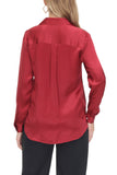 Women's Silk Blouse 100% Silk Long Sleeves Shirt - OSCAR ROSSA