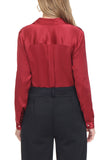 Women's Silk Blouse 100% Silk Long Sleeves Shirt - OSCAR ROSSA