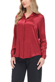 Women's Silk Blouse 100% Silk Long Sleeves Shirt