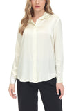 Women's Silk Blouse 100% Silk Long Sleeves Shirt