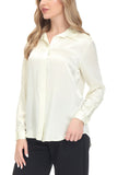 Women's Silk Blouse 100% Silk Long Sleeves Shirt - OSCAR ROSSA