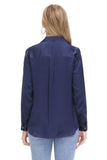 Women's Silk Blouse 100% Silk Long Sleeves Shirt - OSCAR ROSSA