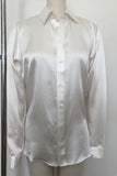 Women's Silk Blouse 100% Silk Long Sleeves Shirt,