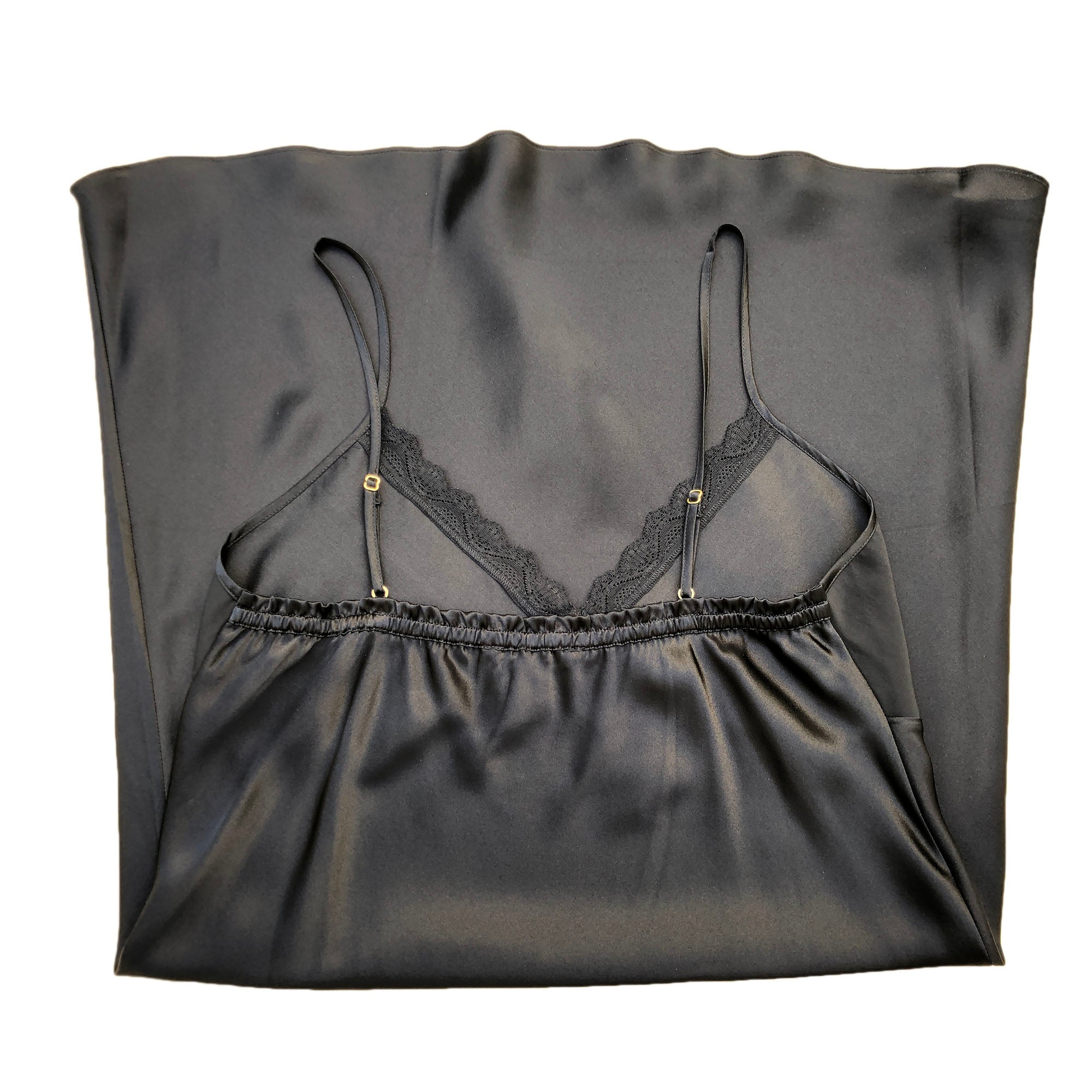 Women's 100%Silk Slip Charming Chest Design